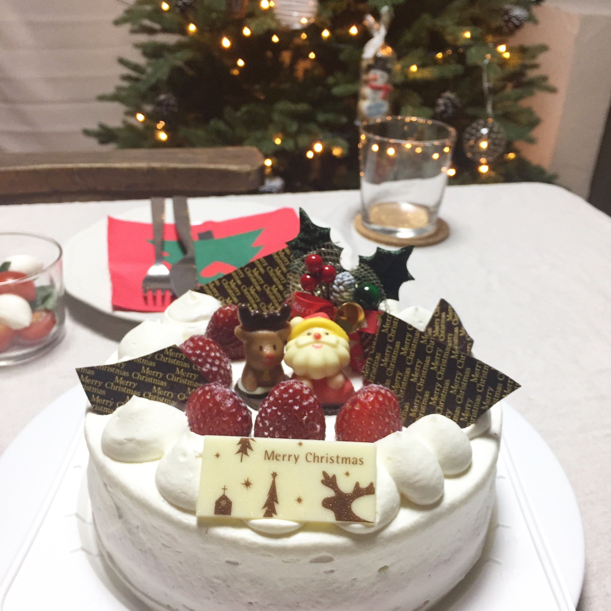 ろまん亭のクリスマスケーキ Lee