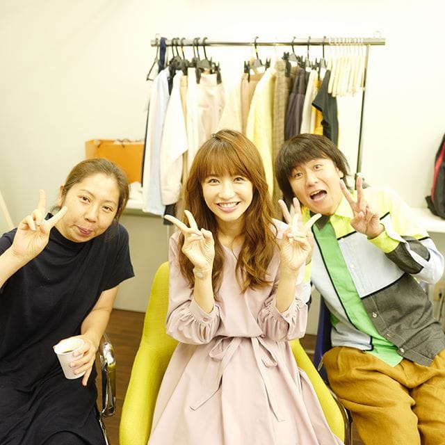 今日も仲良しメンバーで撮影 スタイリストちばちゃん ヘアメイク相場ちゃん Leeスターズ モデルズ Lee