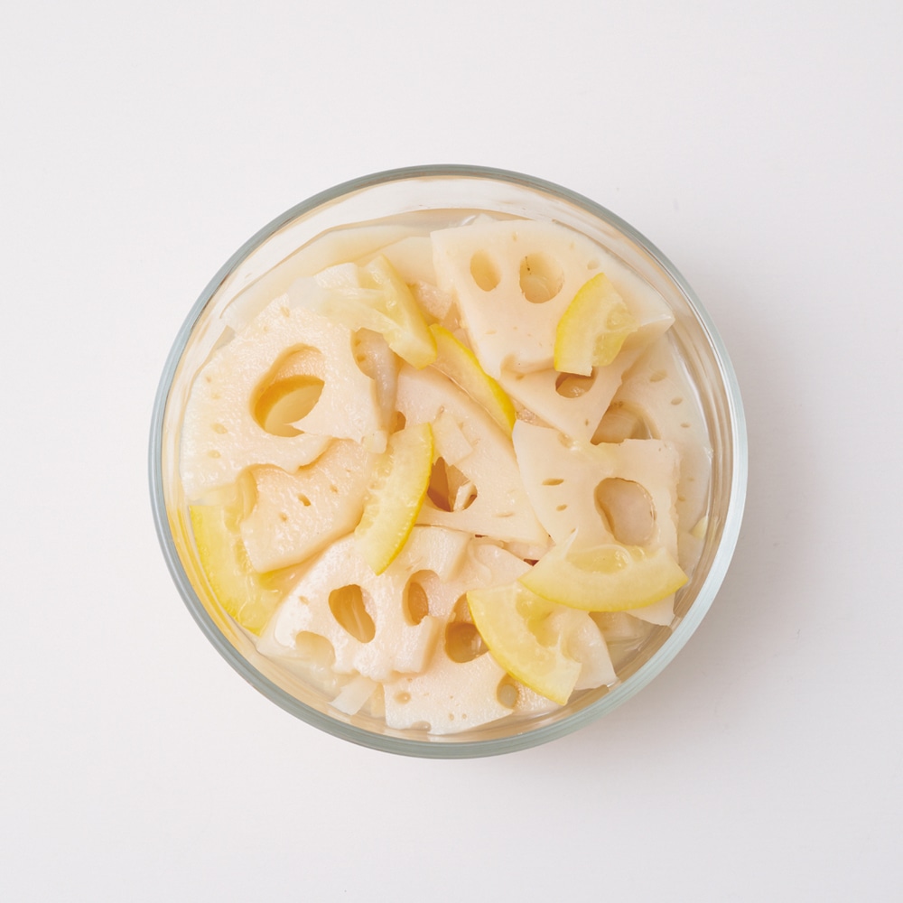 LEE-2018年-4月号-平岡淳子-お弁当-作りおき-レモン甘酢れんこん