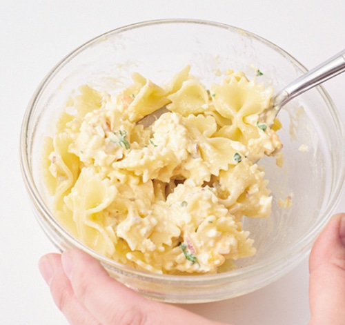 LEE-2018年-4月号-平岡淳子-お弁当-作りおき-タルタルパスタサラダ