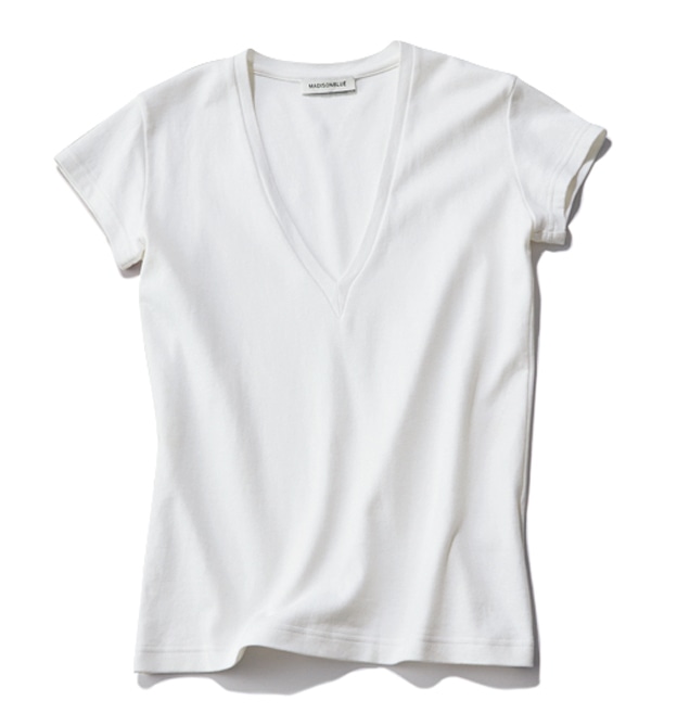 白Tシャツ-MADISONBLUE