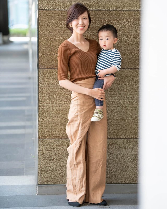 柄や色使いで楽しむ おしゃれ親子の夏コーデ Lee