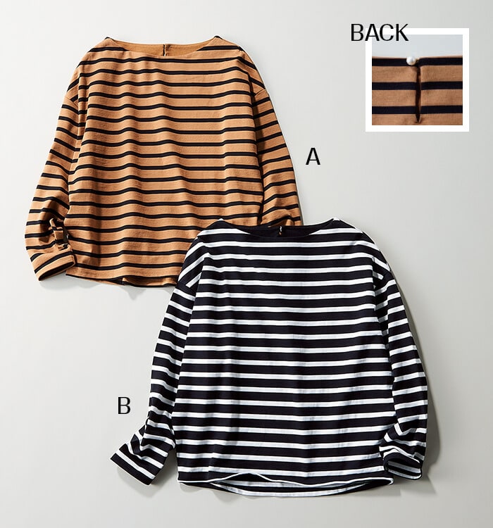 スピック&スパンのボーダートップス