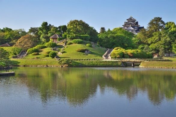 岡山後楽園と岡山城