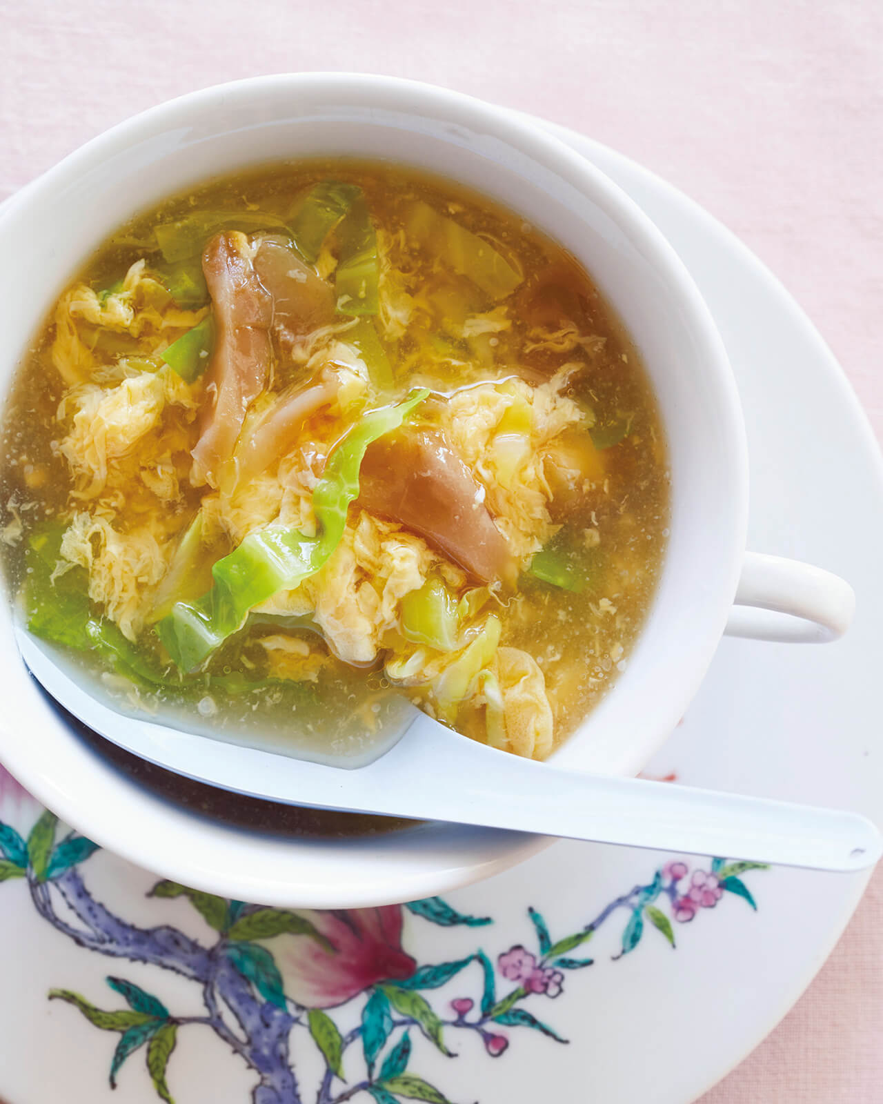 「キャベツとザーサイの卵スープ」レシピ／重信初江さん