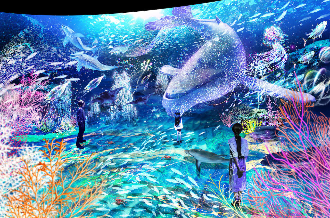 オーシャン バイ ネイキッド 光の深海展 が横浜で開催 見て 触って 学ぶ 新感覚のデジタルアート展 Lee