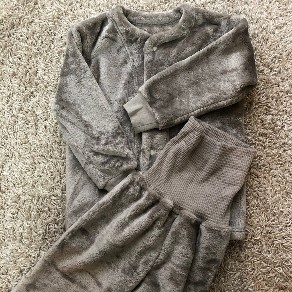 無印良品　着る毛布　パジャマ　80 90