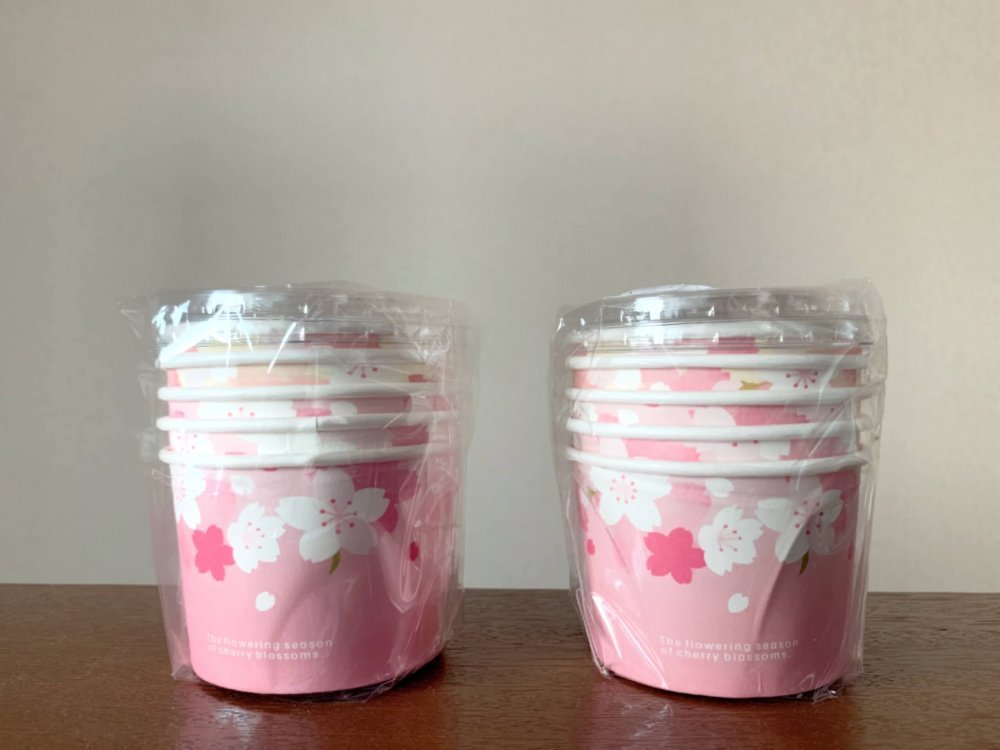 ダイソーで見つけた桜デザイン蓋付きカップは春の行楽にも Lee