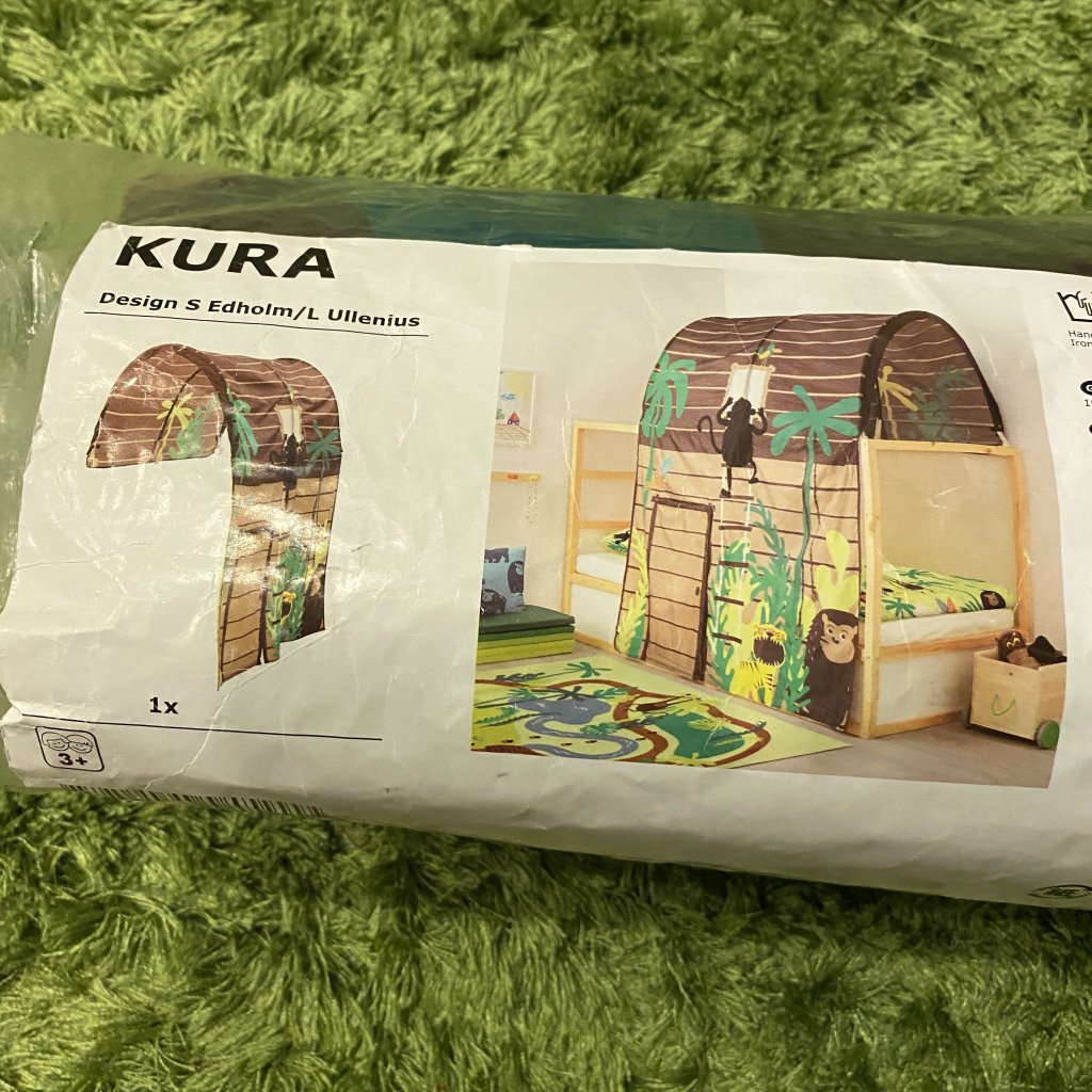 IKEAのベッドテントKURAが秘密基地ごっこにおままごとにと大活躍！ | LEE
