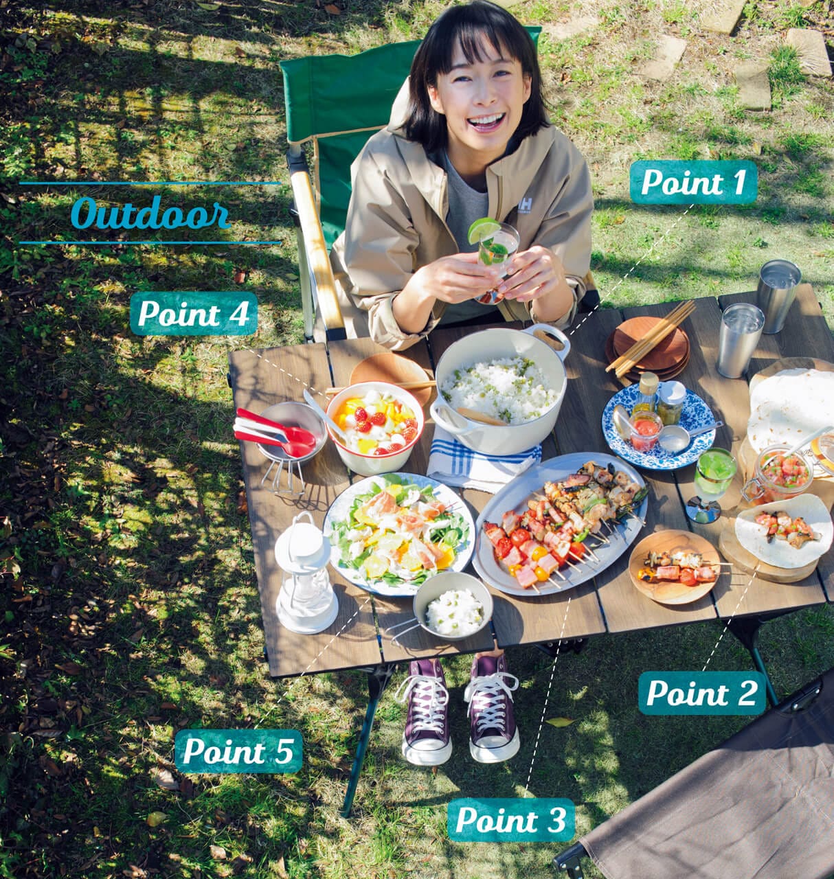 簡単 映えキャンプ飯 モデル Ayumiさんが紹介 最小限の手間で完成 Lee