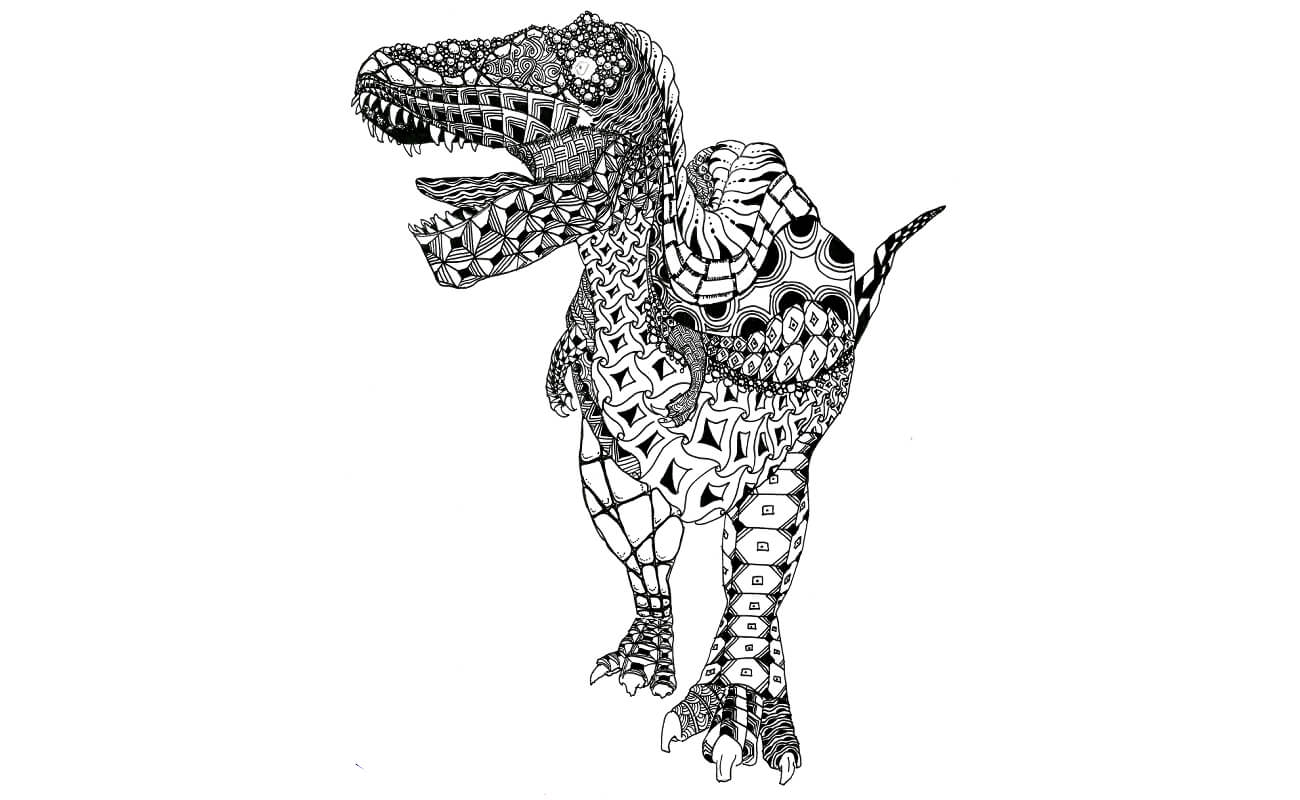 99以上 恐竜 イラスト 白黒 リアル 最高の壁紙のアイデアcahd