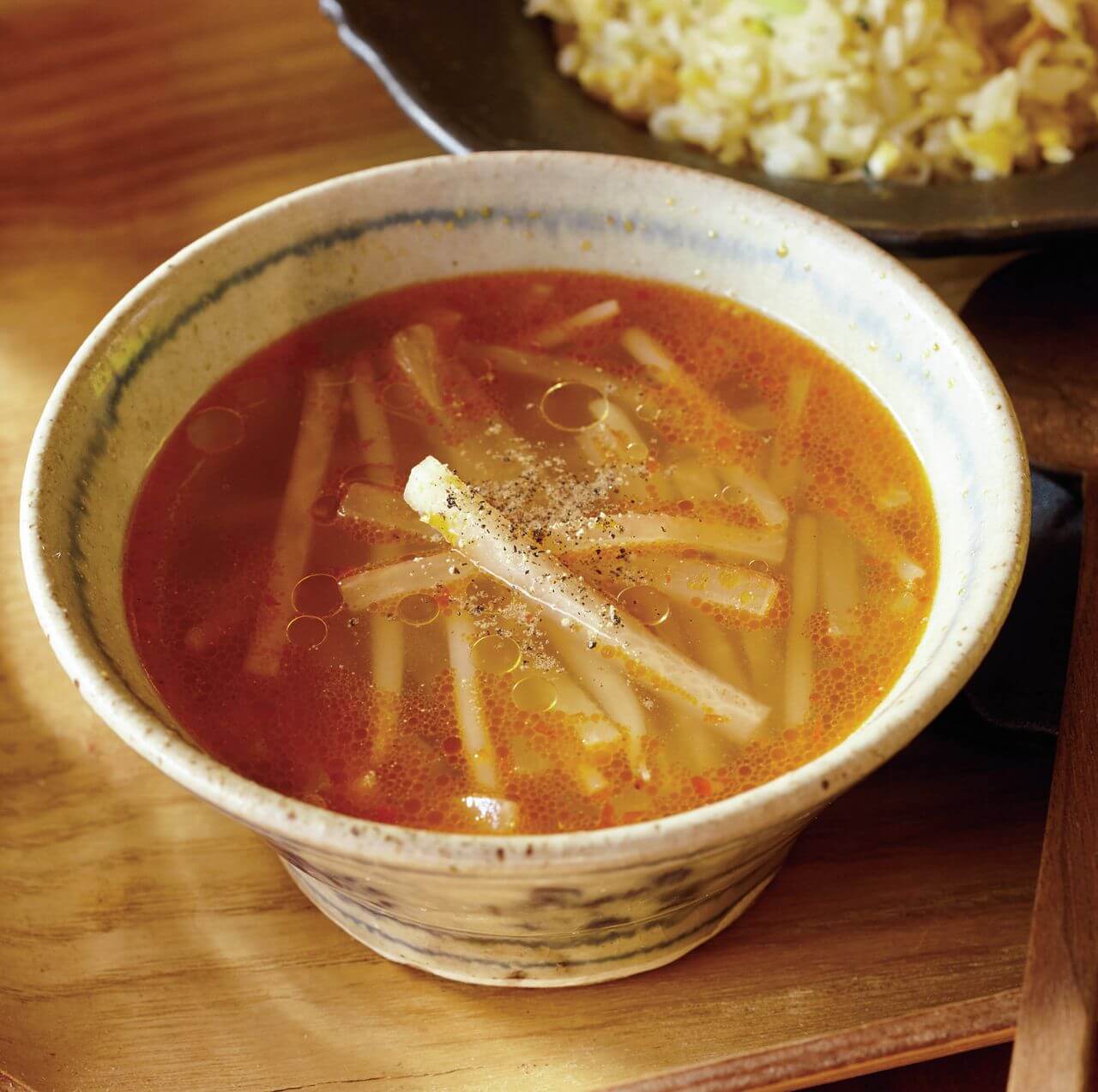 「大根ともやしの酸っぱいスープ」レシピ／小堀紀代美さん