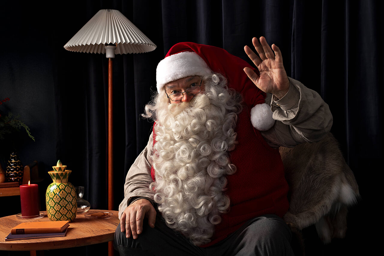 サンタさんのひげ カール クリスマス