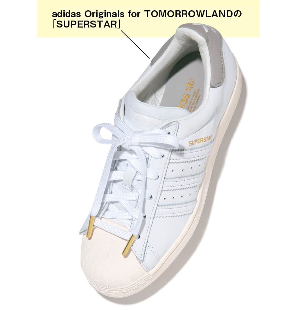 adidas Originals for TOMORROWLANDの「SUPERSTAR」