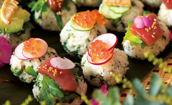 アイキャッチ画像：「菜の花の混ぜごはん 手まり風」レシピ／黄川田としえさん