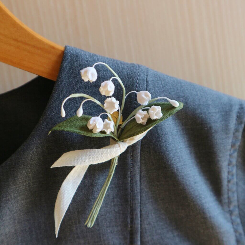 【入園式ママコーデ】用に、花ブローチ＆GRANDMA MAMA DAUGHTERのスーツを買いました！