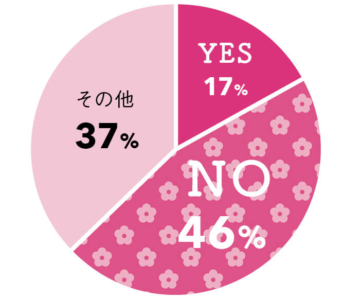 YES17% NO46% その他37%