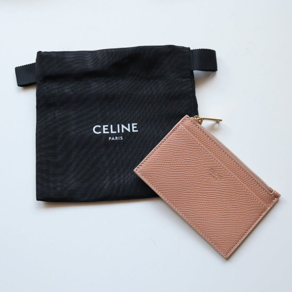 CELINE(セリーヌ) ジップ付きコンパクト カードホルダー ウォレット-