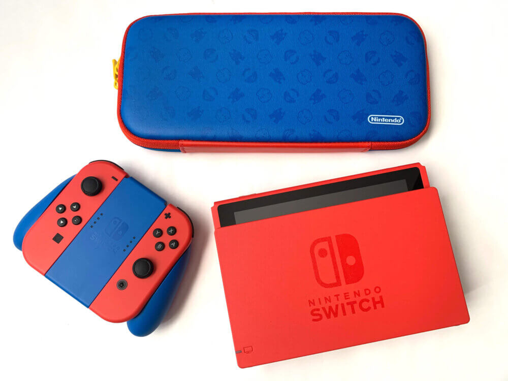 Nintendo switch マリオレッド×ブルー　2台