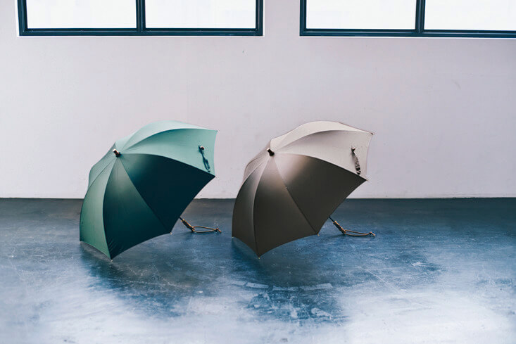 バンブーハンドル軽量晴雨兼用長傘