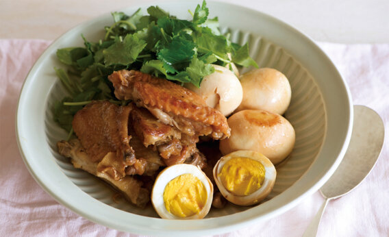 「鶏手羽中の梅酢煮」レシピ／ワタナベマキさん