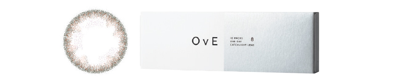 OvE（オヴィ） キャッチライトレンズ 8（印象別に8タイプあり） 10枚入り￥1628／ANW