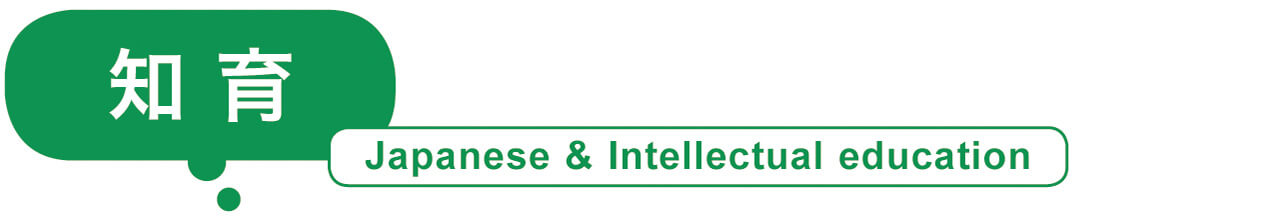 知育 Japanese & Intellectual education