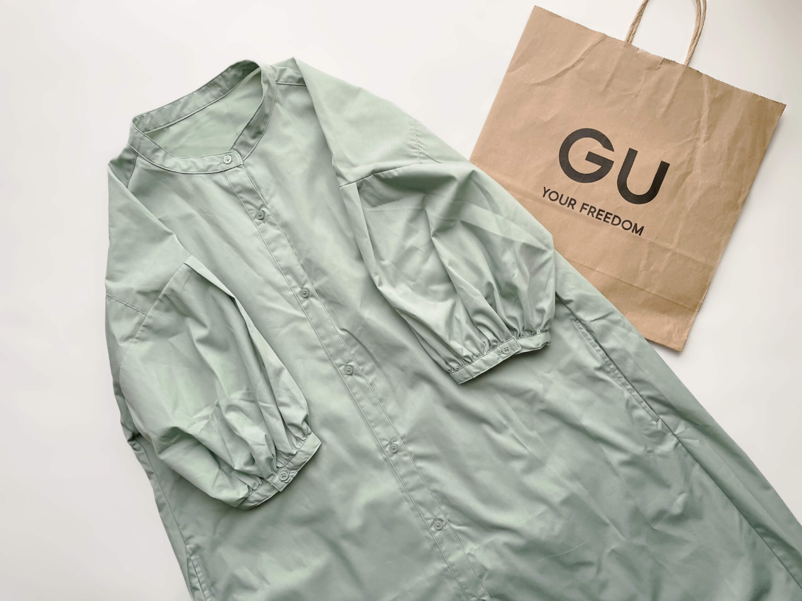 GUの新作ポワン袖2WAYワンピースが可愛い！＆コーデ4パターン | LEE