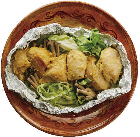 「鶏むねカレー塩麹焼き」レシピ／牛尾理恵さん