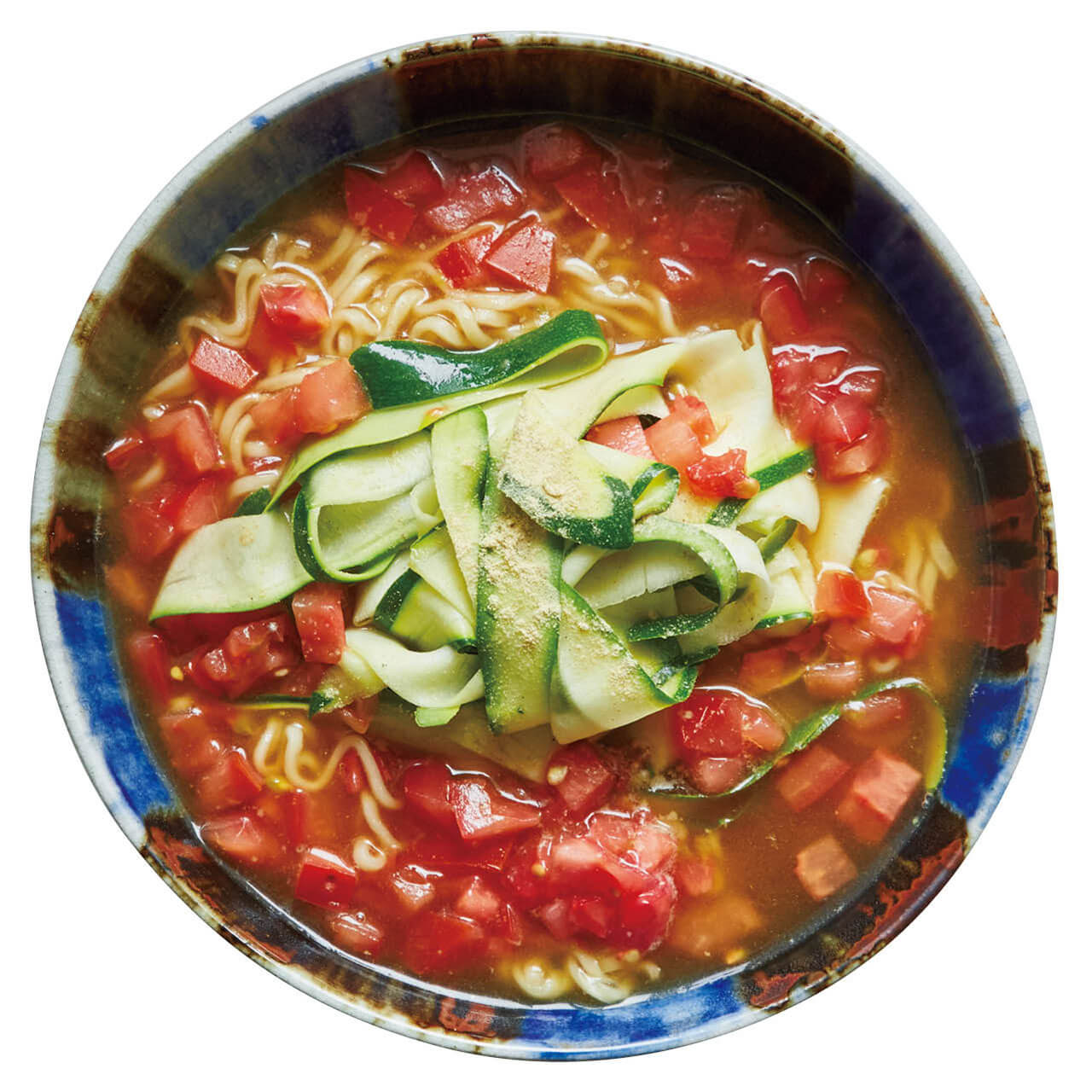 「ズッキーニとトマトのサンラー麺」レシピ／今井 亮さん