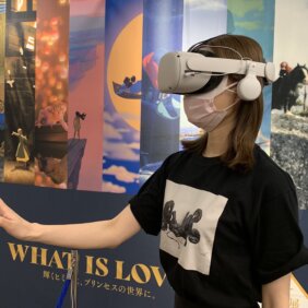 ディズニープリンセス展　VR体験画像