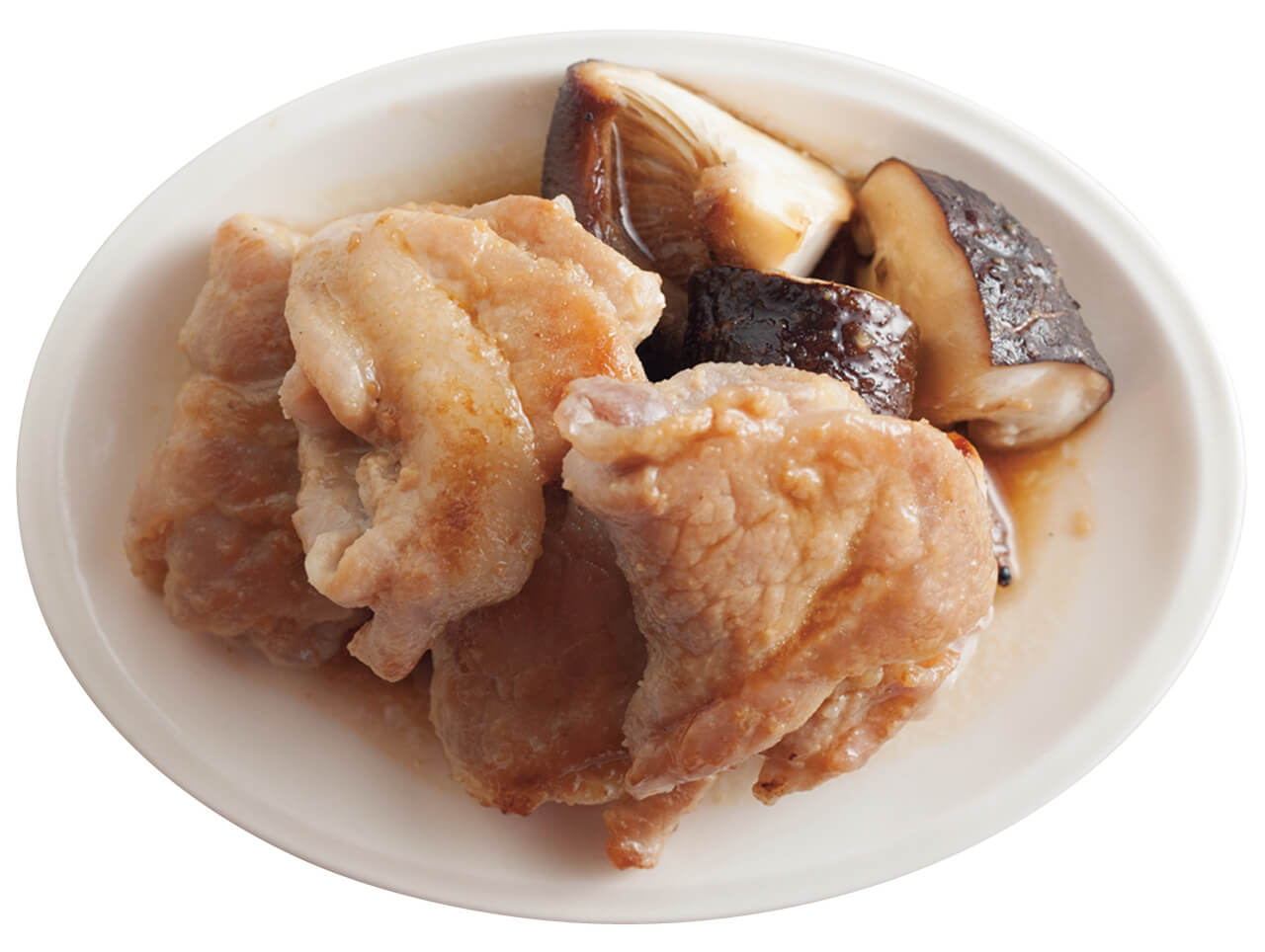 「豚肉としいたけのコロコロ焼き」レシピ／ワタナベマキさん