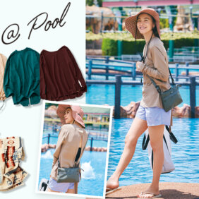 濡れてもへっちゃら 水辺の見守り服 Lee