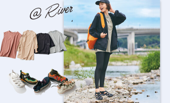 濡れてもへっちゃら 水辺の見守り服 Lee