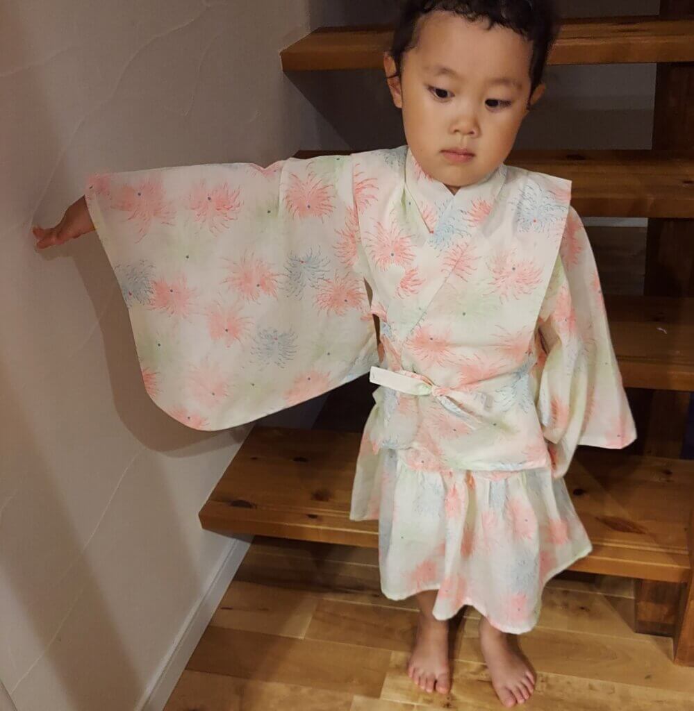 娘のセパレート浴衣を手作り☆ | LEE
