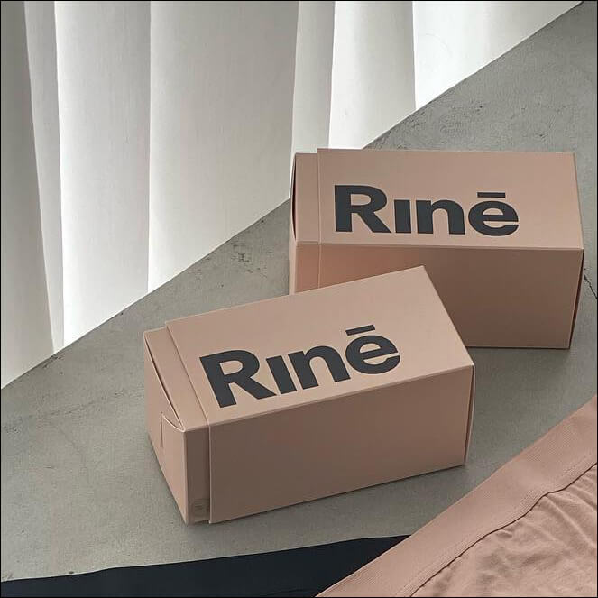写真：Rinē（リネ）の吸水ショーツの箱