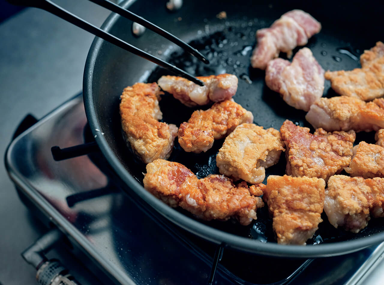 厚切り肉をサクッと仕上げる「豚の竜田焼肉」レシピ／きじまりゅうたさん