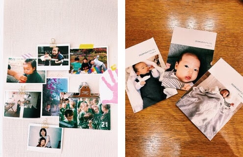 スタイリスト塚田綾子さんの家族写真の残し方