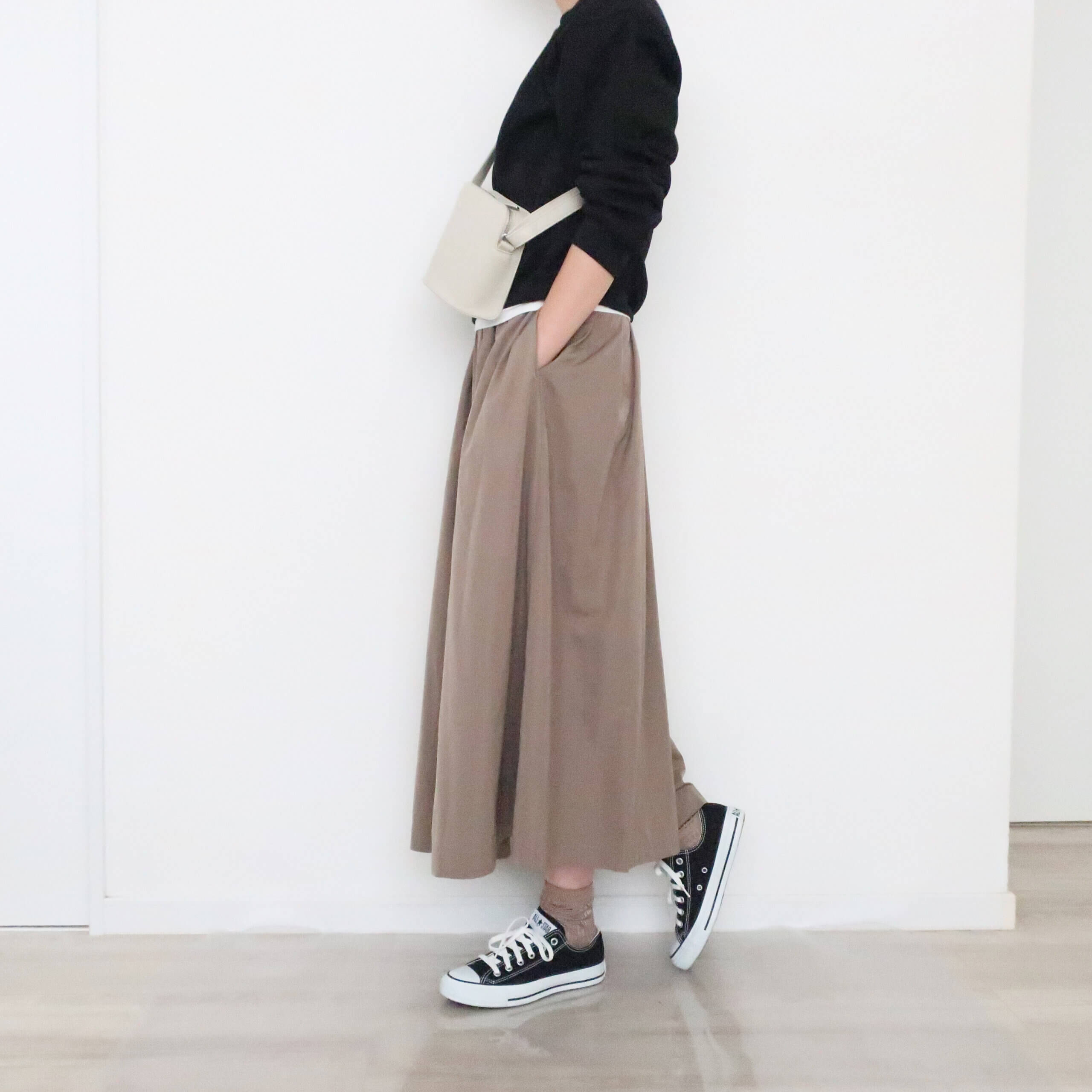 UNIQLO スカート - ひざ丈スカート
