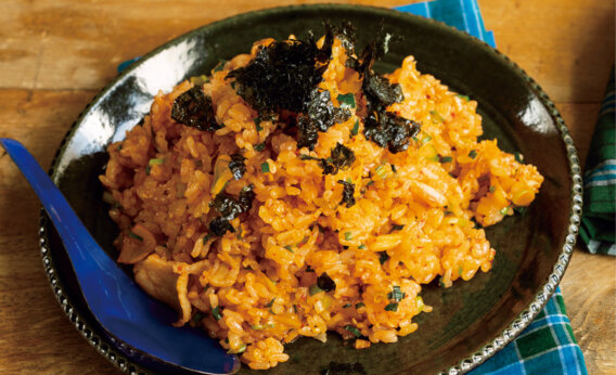 「豚キムチチャーハン」レシピ／コウケンテツさん