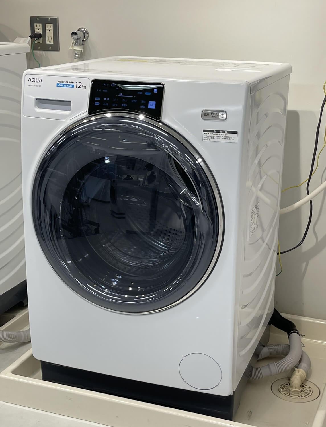 AQUA【洗剤自動投入モデル】2021年製 AQUAドラム式洗濯機  AQW-DX12M