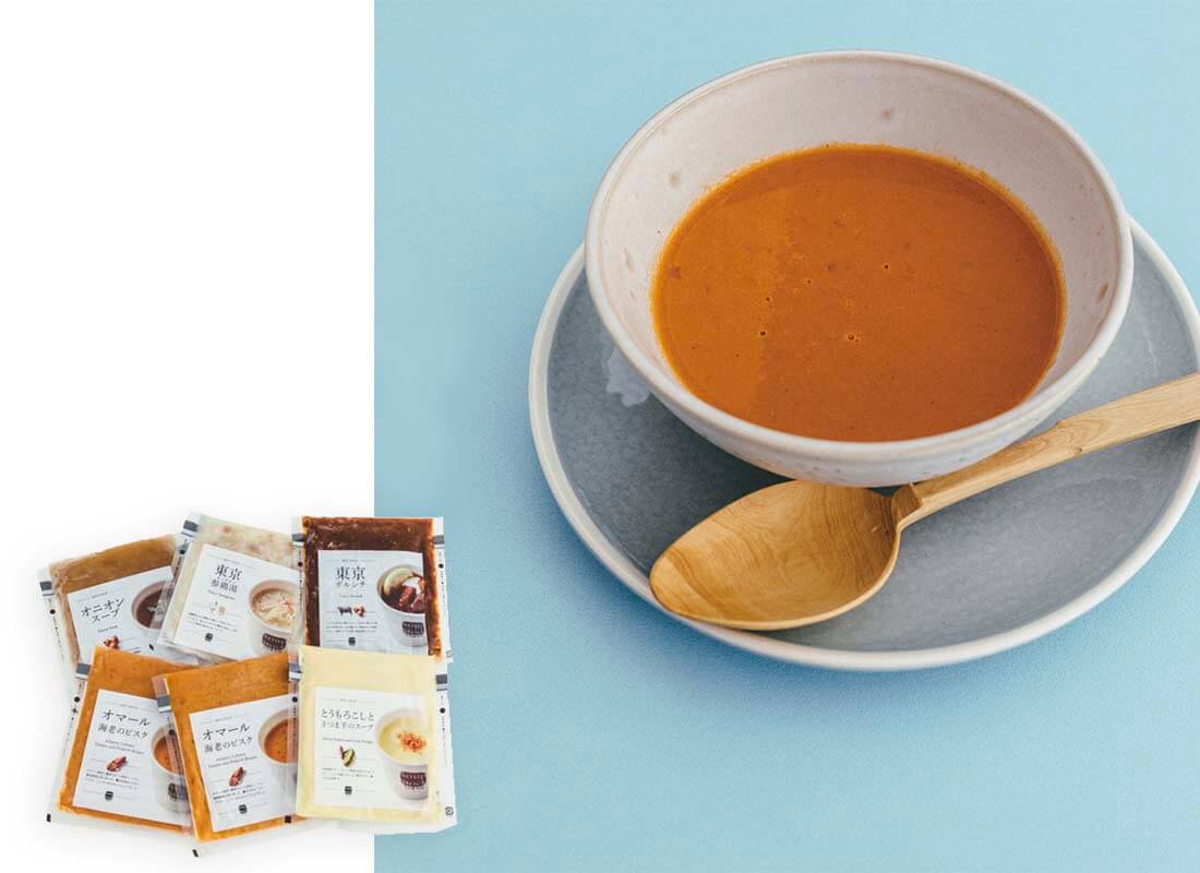 『スープストックトーキョー』の冷凍スープ ギフトセット　6スープセット ギフトボックス￥4450