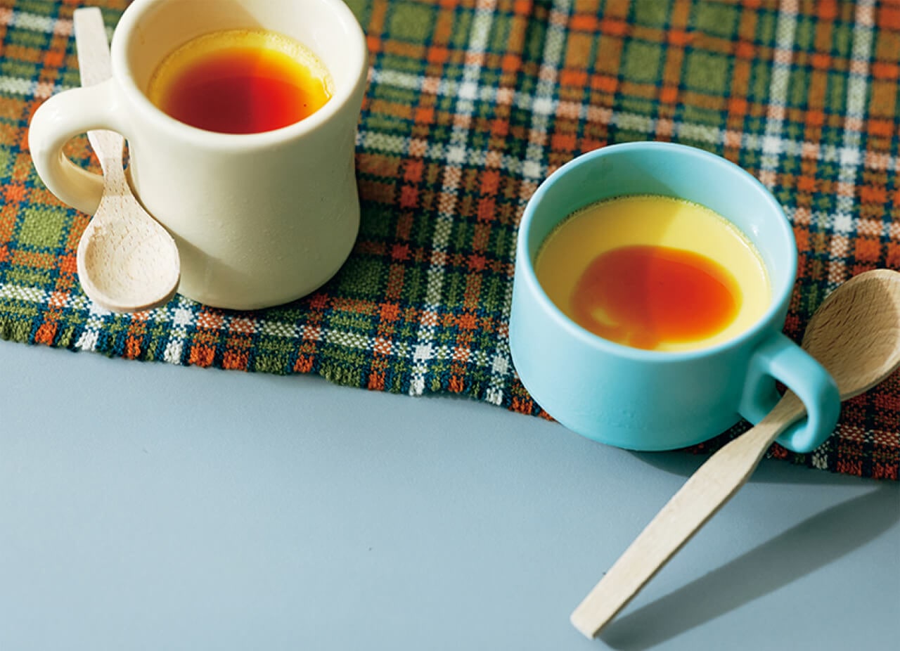 「マグカップで作るプリン」レシピ／ムラヨシマサユキさん