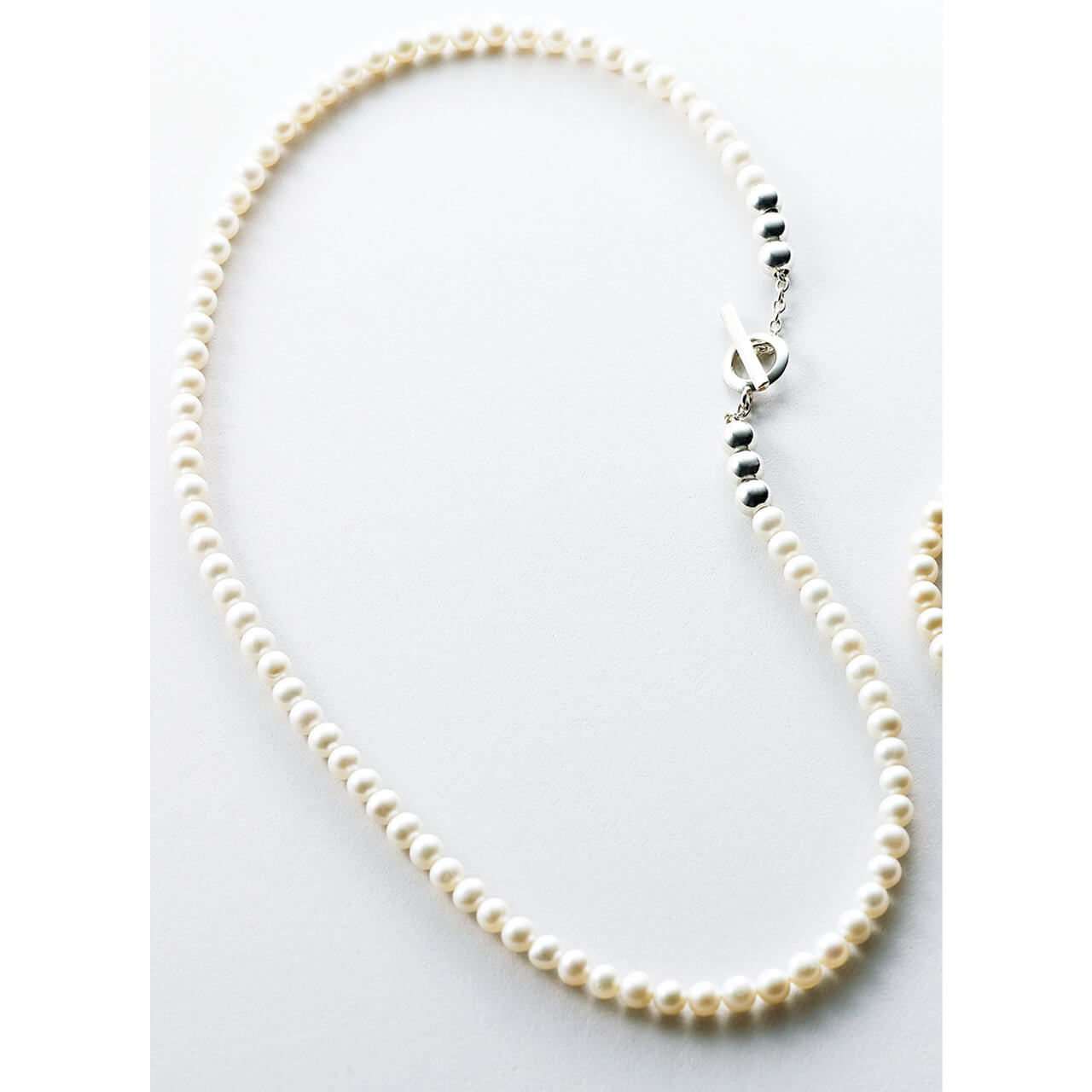 sympathy of soul style（シンパシーオブソウルスタイル） Pearl Beads T-bar Necklace