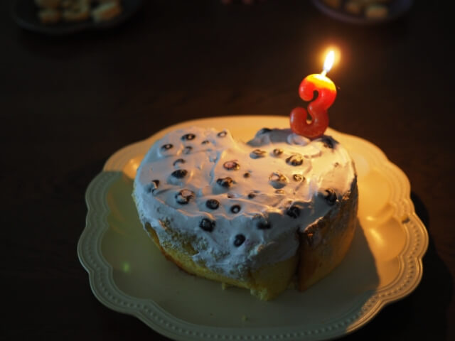 3歳誕生日ケーキ