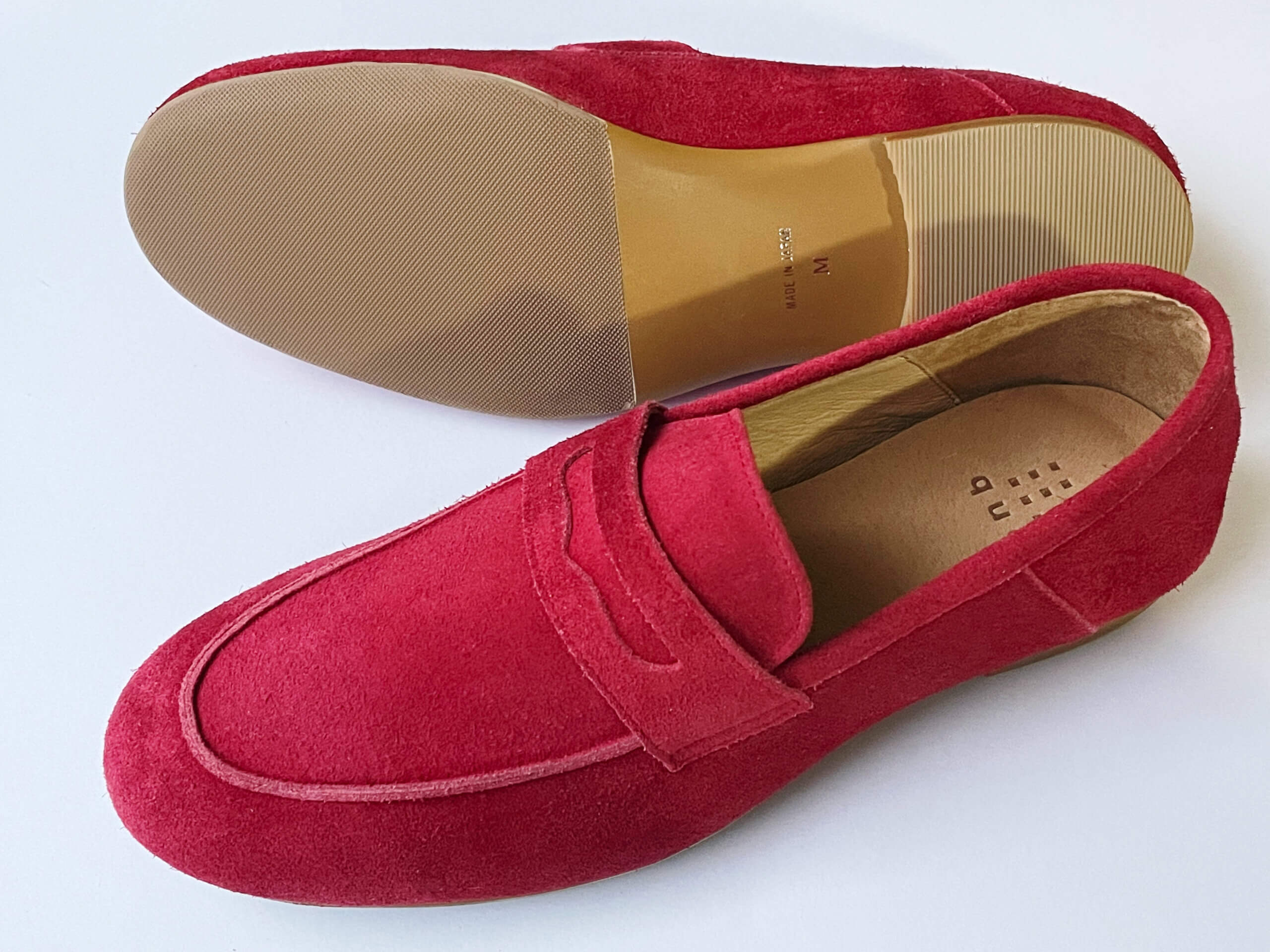 que shoes velour　loafer キュー　ベロアローファー　LEE100人隊　TB　はな