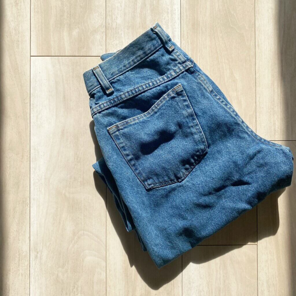 下北沢で購入した古着のデニム