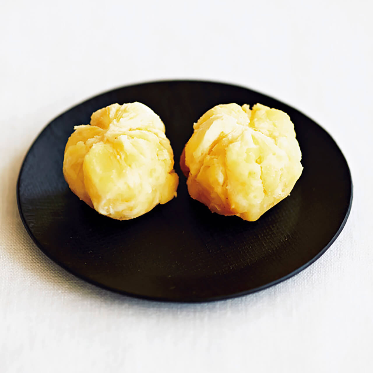 「きんとんとクリームチーズ茶巾」レシピ／ワタナベマキさん
