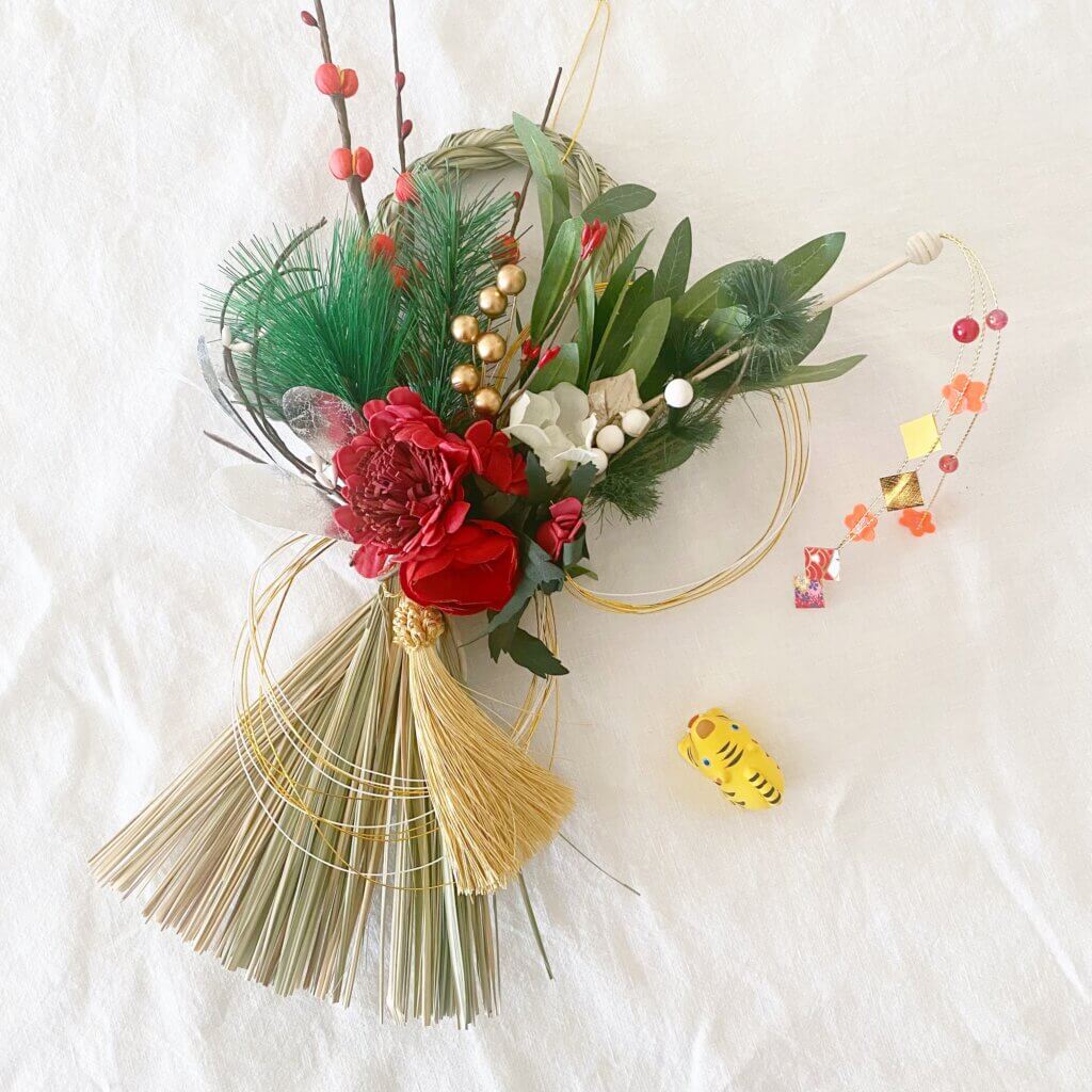 手作りしめ縄飾り♩ ナチュラルキッチンの手作り花材でトライ | LEE