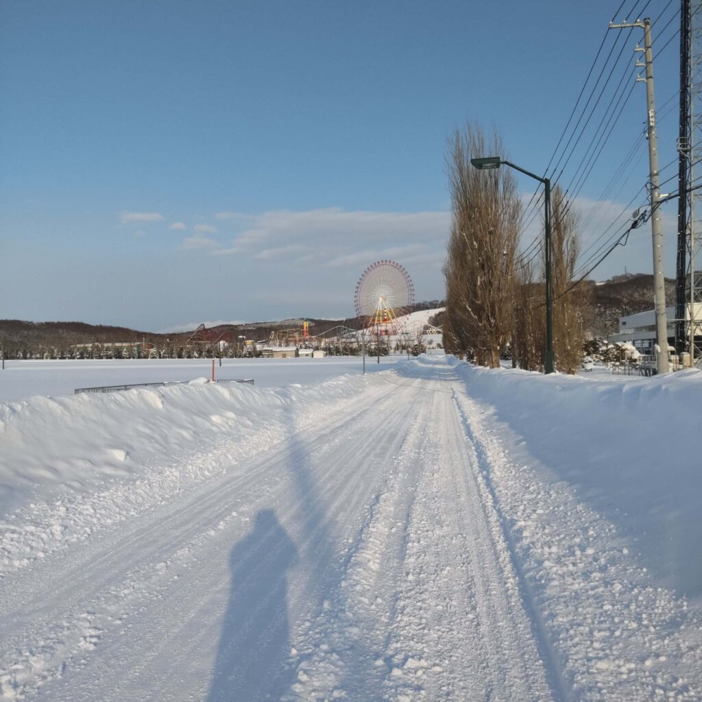 北海道　グリーンランド　お正月　雪